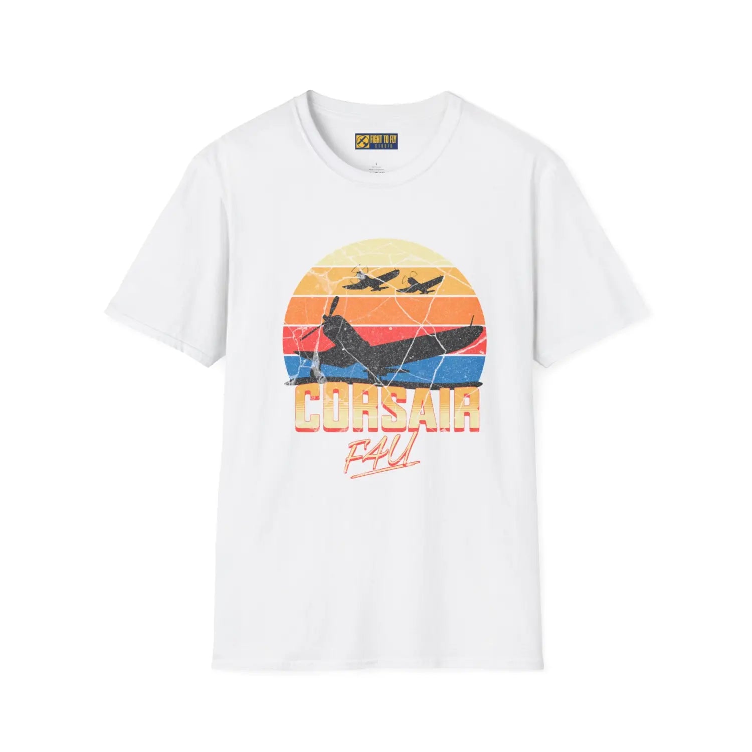 Retro Corsair Flight - T-Shirt - Pilot gifts - WWII warbird t-shirt