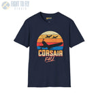 Retro Corsair Flight - T-Shirt - Pilot gifts - WWII warbird t-shirt
