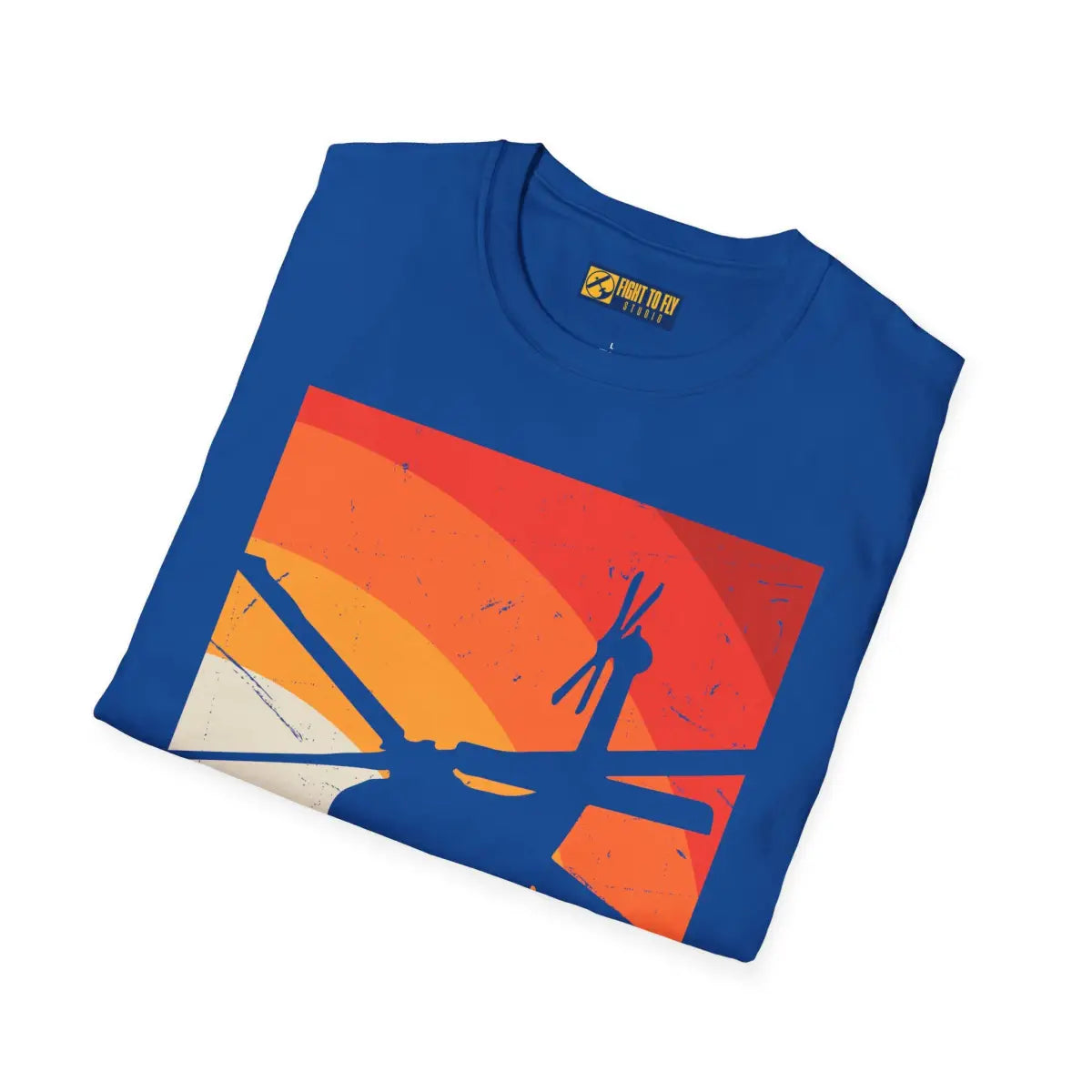 Retro Helicopter Vibes T-Shirt - Pilot gifts - WWII warbird t-shirt