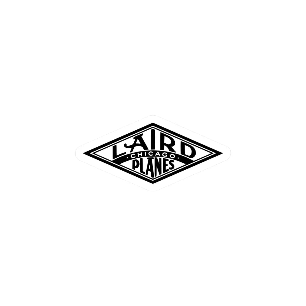 Retro Laird Planes of Chicago Kiss-Cut Vinyl Decals Perfect for Aviation Enthusiasts - Paper products - Pilot gifts