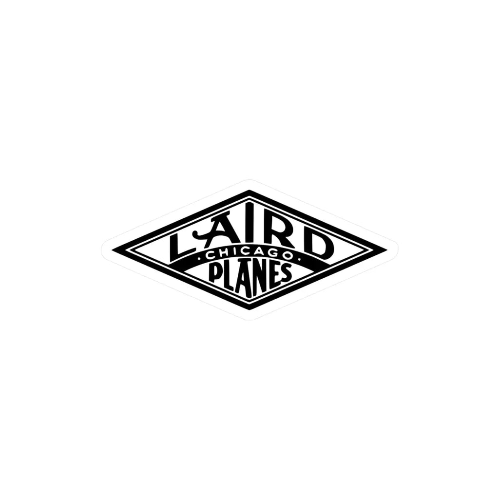 Retro Laird Planes of Chicago Kiss-Cut Vinyl Decals Perfect for Aviation Enthusiasts - Paper products - Pilot gifts