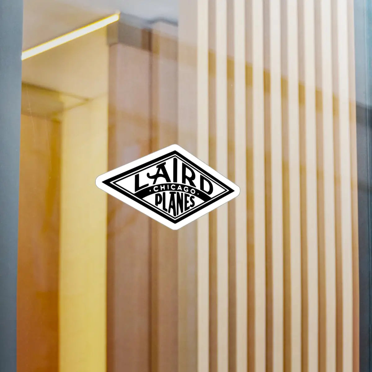 Retro Laird Planes of Chicago Kiss-Cut Vinyl Decals Perfect for Aviation Enthusiasts - Paper products - Pilot gifts