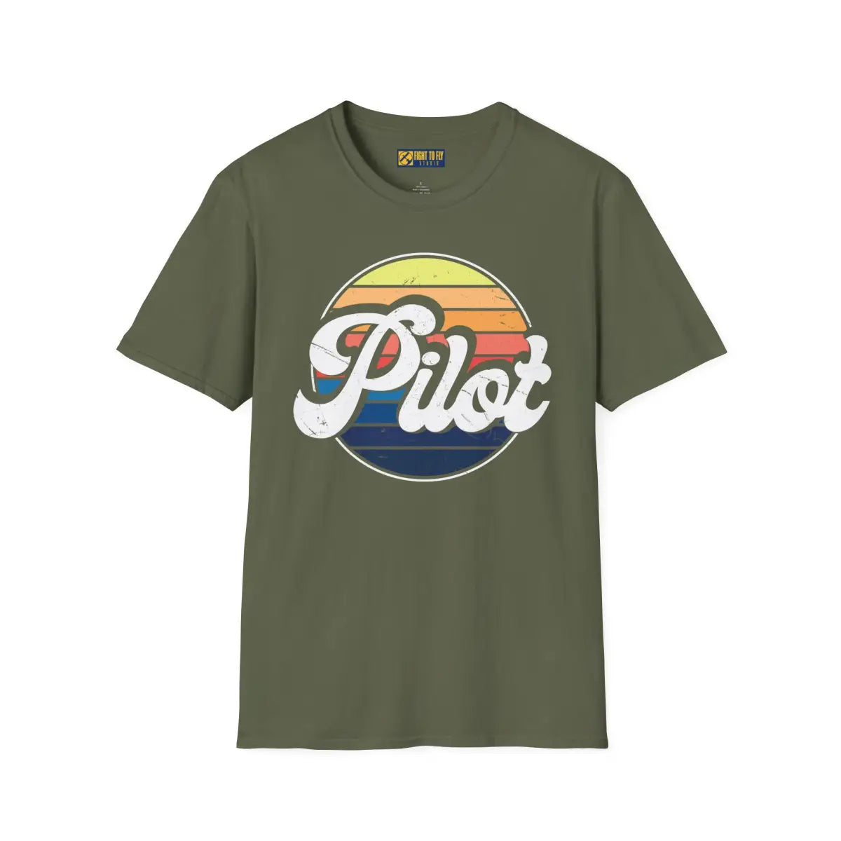 Retro Pilot T-Shirt - gifts - WWII warbird t-shirt