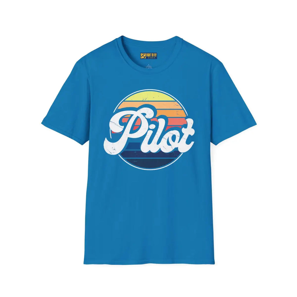 Retro Pilot T-Shirt - gifts - WWII warbird t-shirt