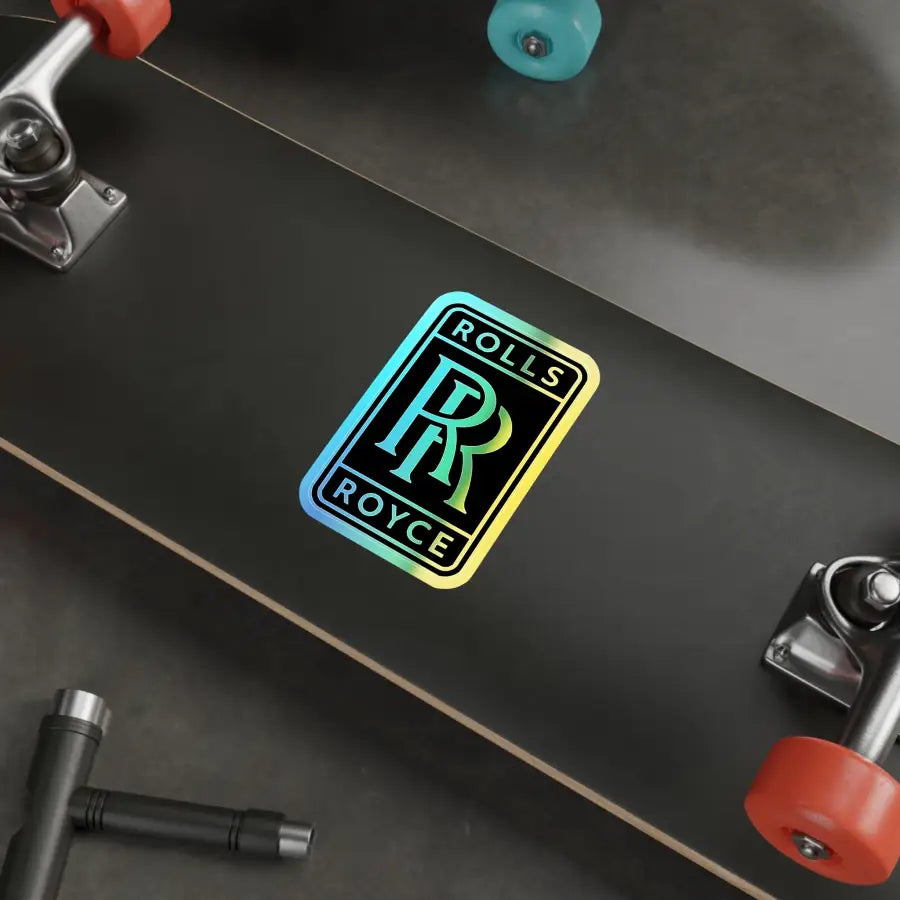 Rolls Royce Holographic Die-Cut Stickers - Paper products - Gifts for pilots - Aviation apparel