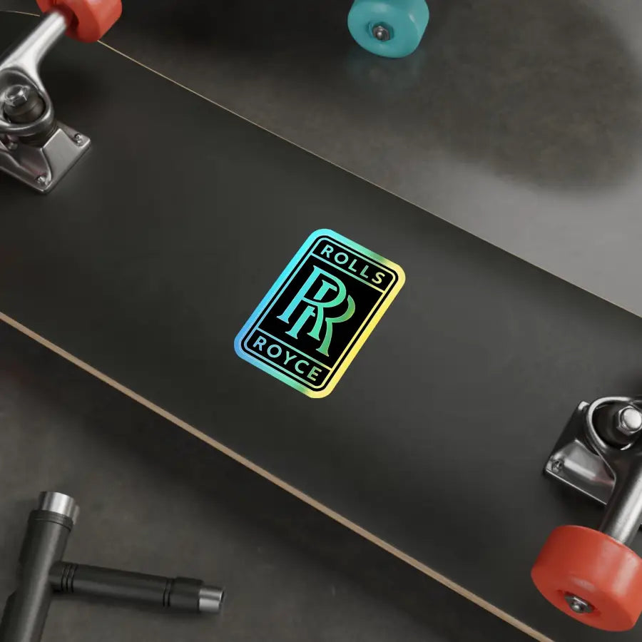 Rolls Royce Holographic Die-Cut Stickers - Paper products - Gifts for pilots - Aviation apparel
