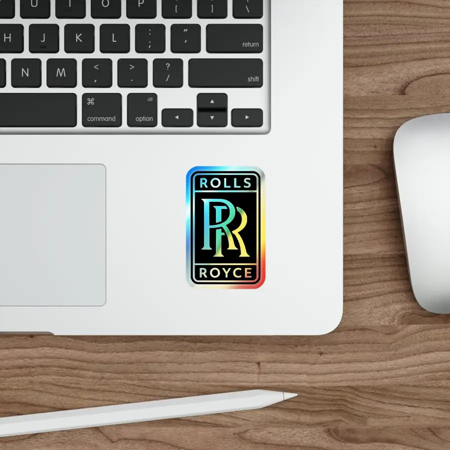 Rolls Royce Holographic Die-Cut Stickers - Paper products - Gifts for pilots - Aviation apparel