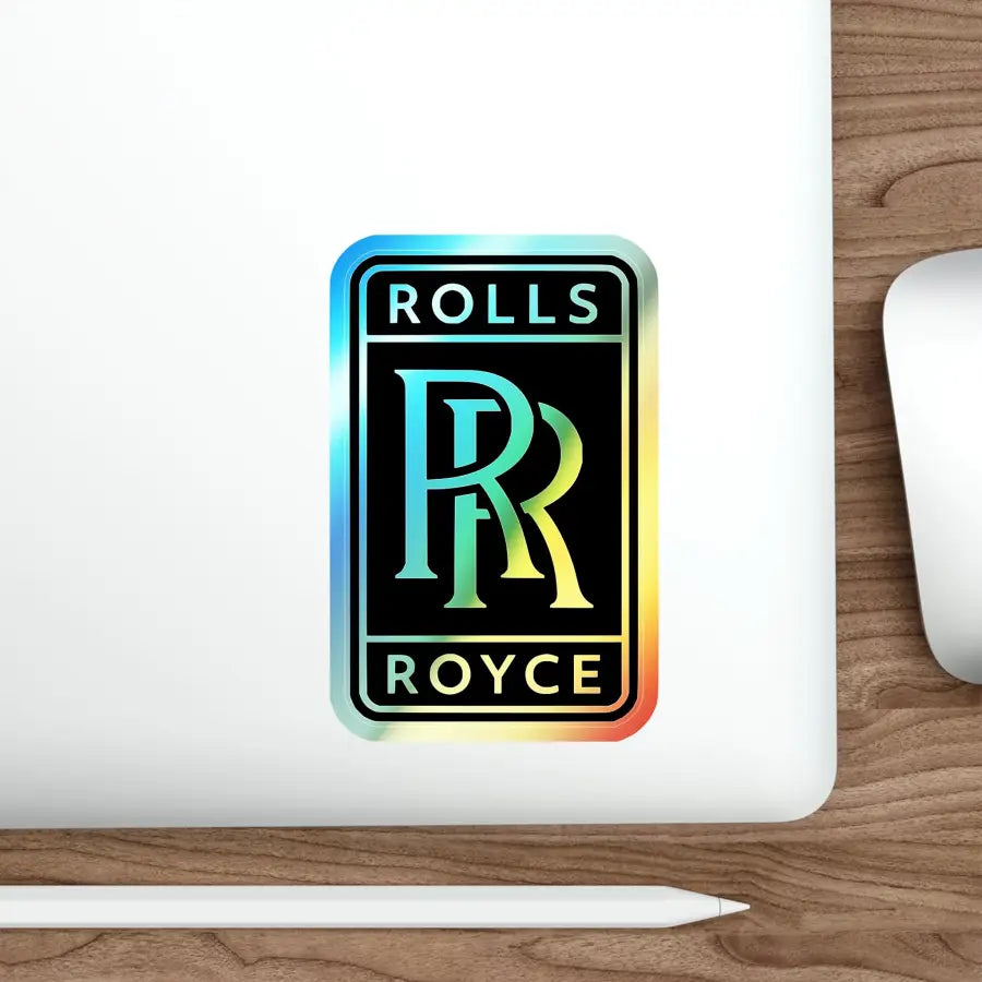 Rolls Royce Holographic Die-Cut Stickers - Paper products - Gifts for pilots - Aviation apparel