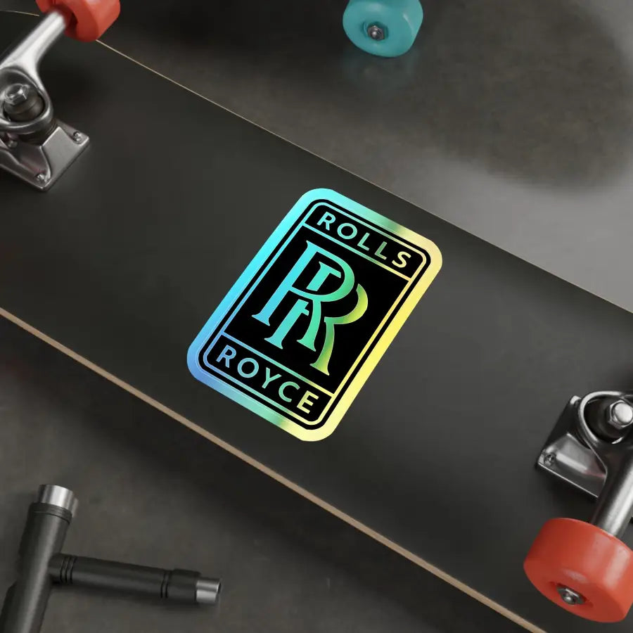 Rolls Royce Holographic Die-Cut Stickers - Paper products - Gifts for pilots - Aviation apparel