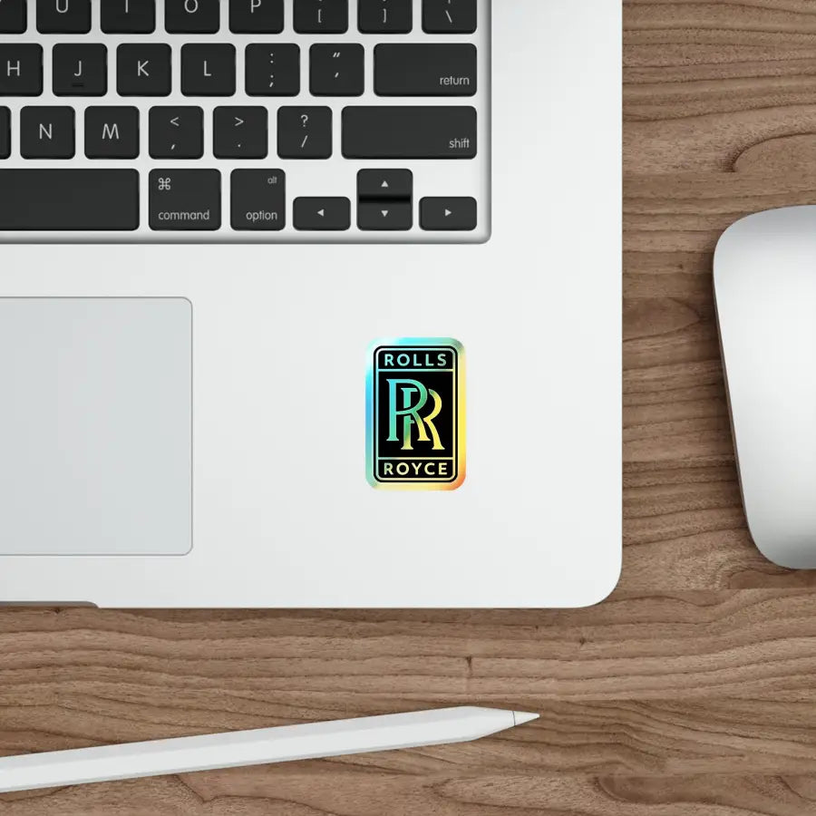 Rolls Royce Holographic Die-Cut Stickers - Paper products - Gifts for pilots - Aviation apparel