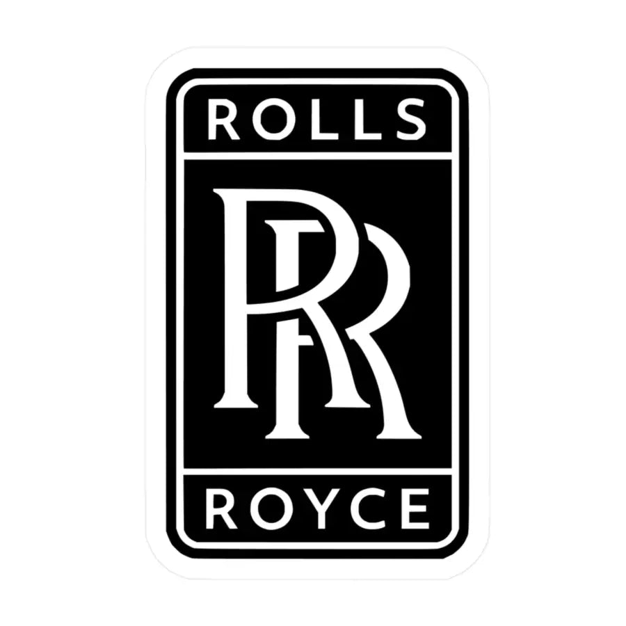 Rolls Royce Kiss-Cut Vinyl Decal - Paper products - Gifts for pilots - Aviation apparel