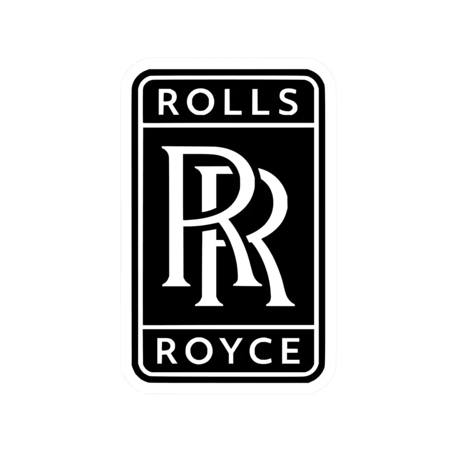 Rolls Royce Kiss-Cut Vinyl Decal - Paper products - Gifts for pilots - Aviation apparel