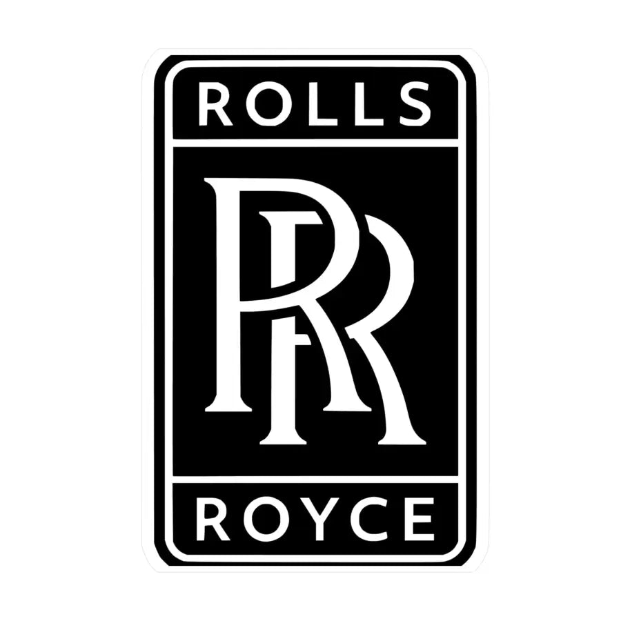 Rolls Royce Kiss-Cut Vinyl Decal - Paper products - Pilot gifts - WWII warbird t-shirt