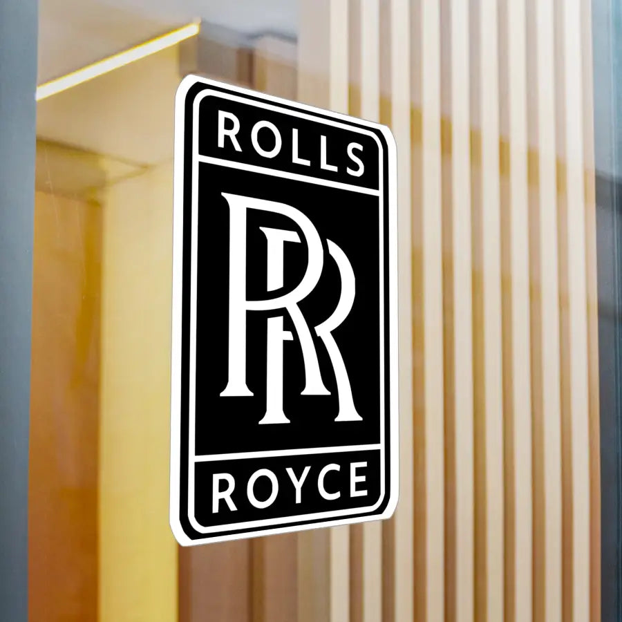 Rolls Royce Kiss-Cut Vinyl Decal - Paper products - Gifts for pilots - Aviation apparel