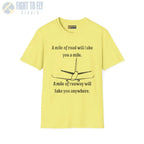 Runway To Anywhere Tee - T-Shirt - Pilot gifts - WWII warbird t-shirt