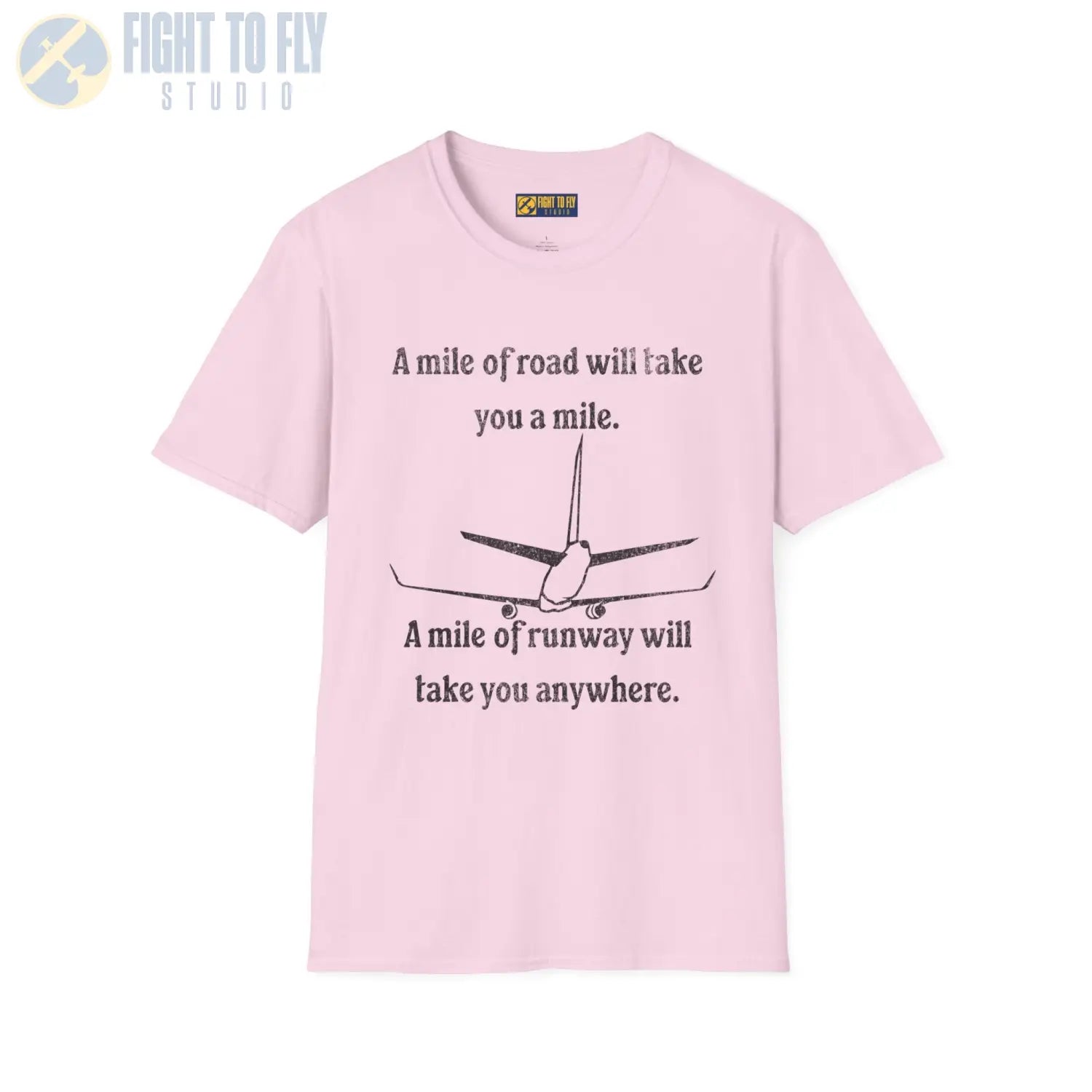 Runway To Anywhere Tee - T-Shirt - Pilot gifts - WWII warbird t-shirt