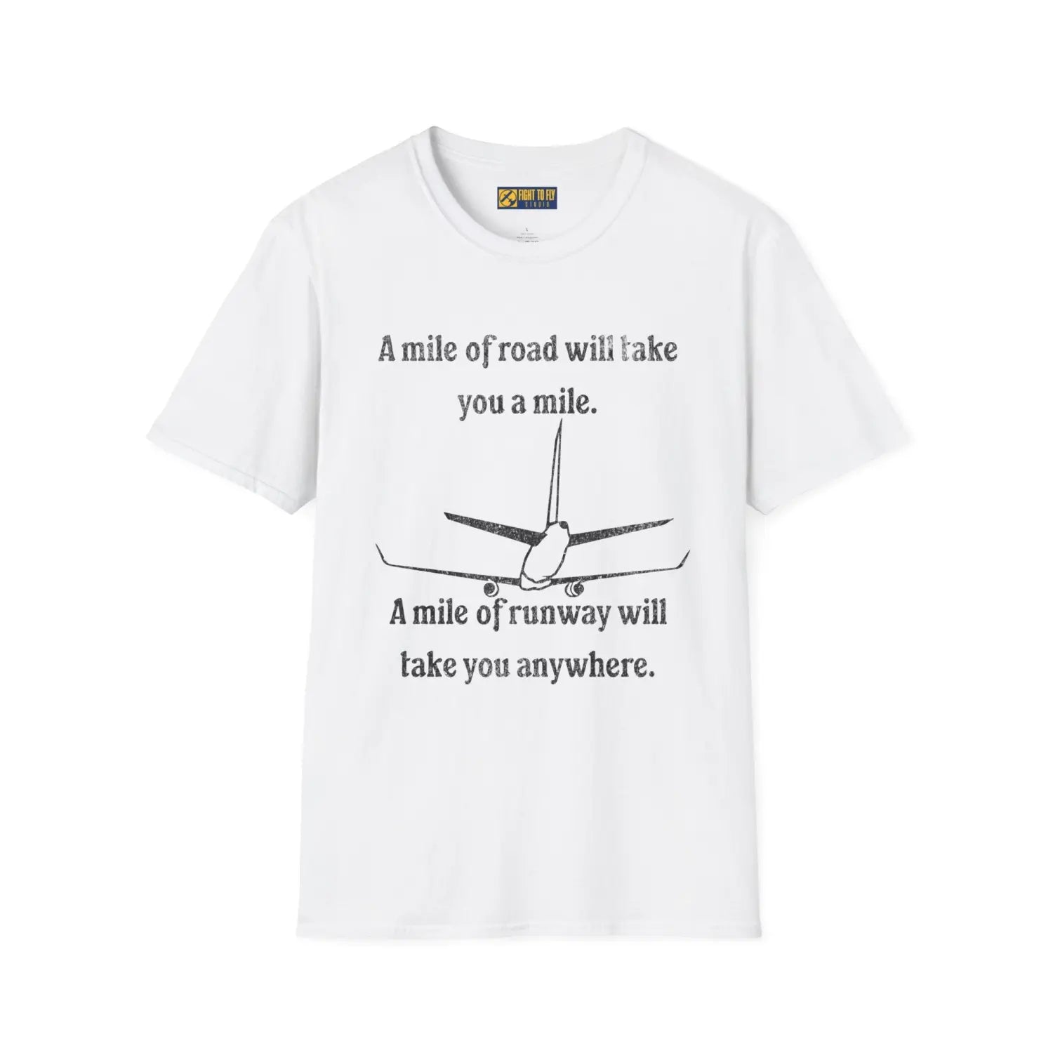 Runway To Anywhere Tee - T-Shirt - Pilot gifts - WWII warbird t-shirt