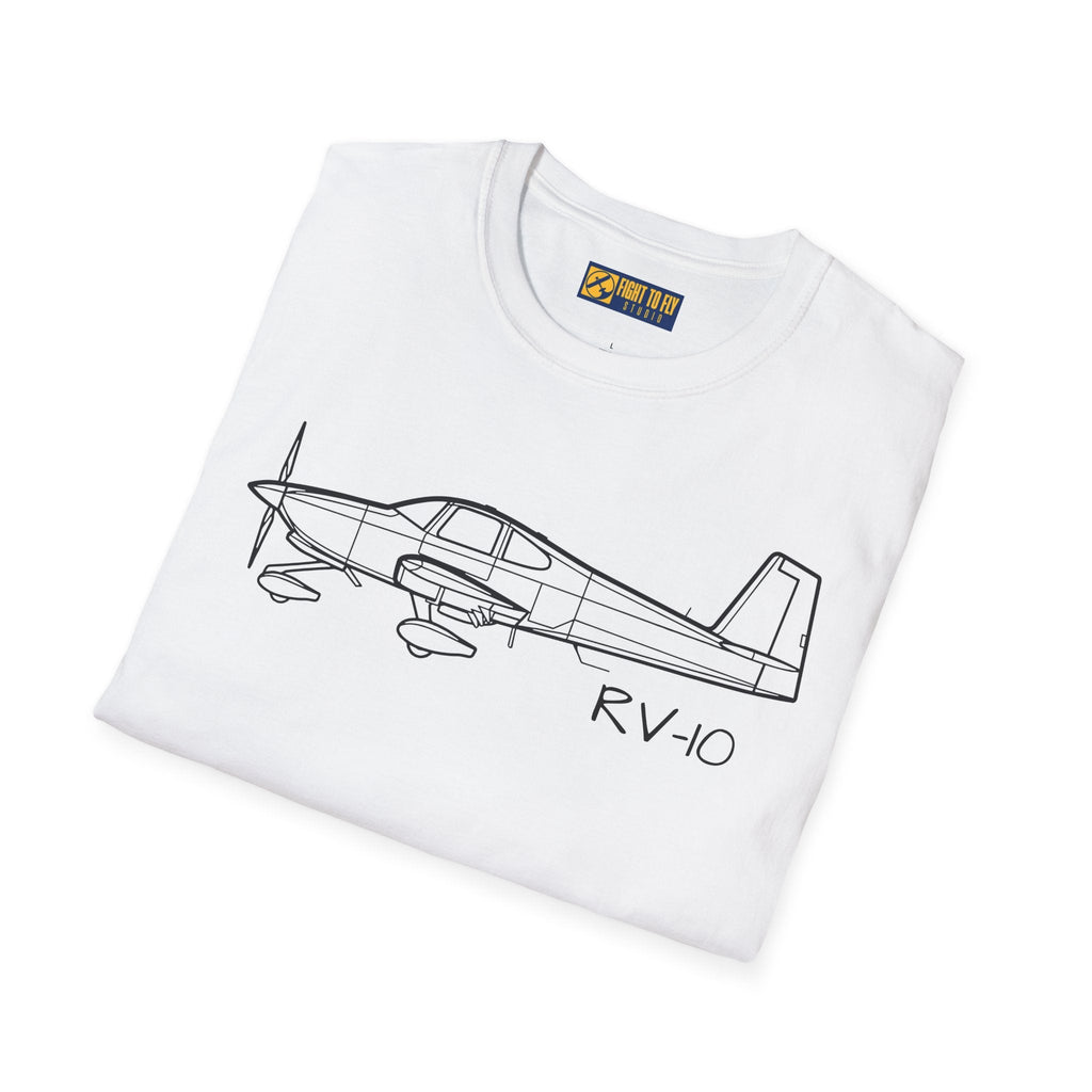 RV-10 T-Shirt – Van’s Four-Seat Aircraft Tee - Gifts for pilots - Aviation apparel
