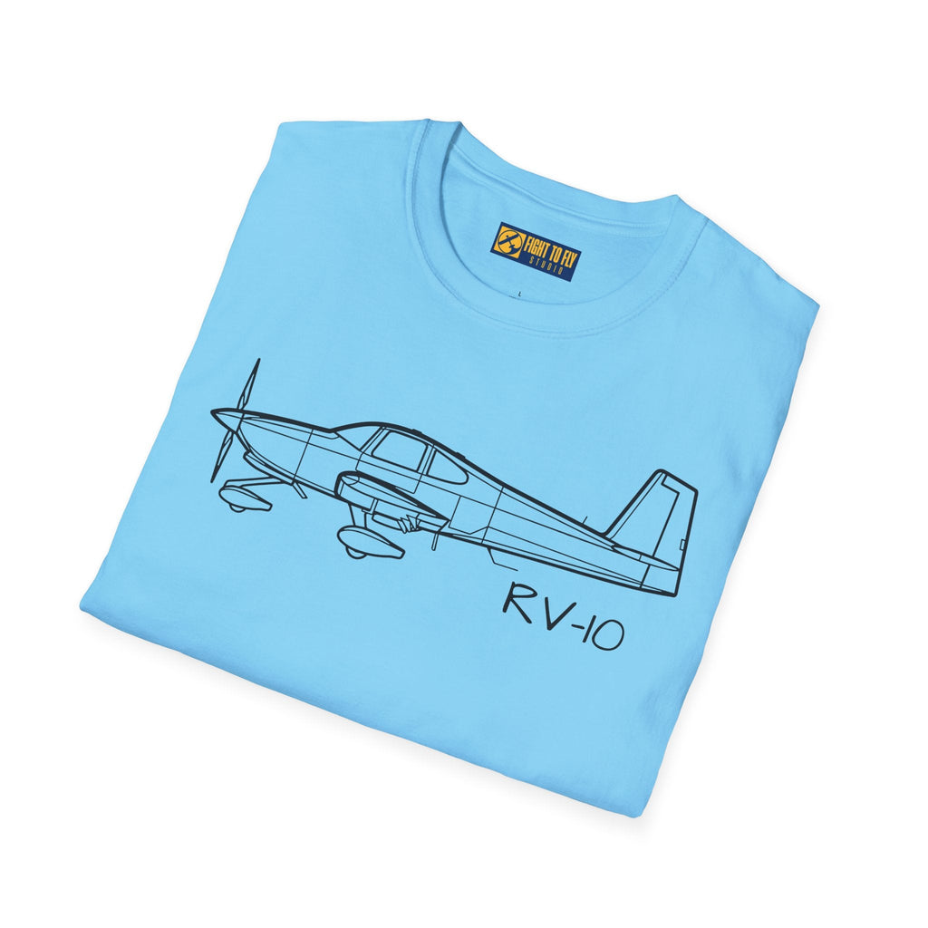 RV-10 T-Shirt – Van’s Four-Seat Aircraft Tee - Gifts for pilots - Aviation apparel