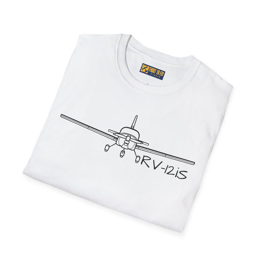 RV-12 T-Shirt – Light Sport Van’s Aircraft Aviation Tee - Gifts for pilots - apparel