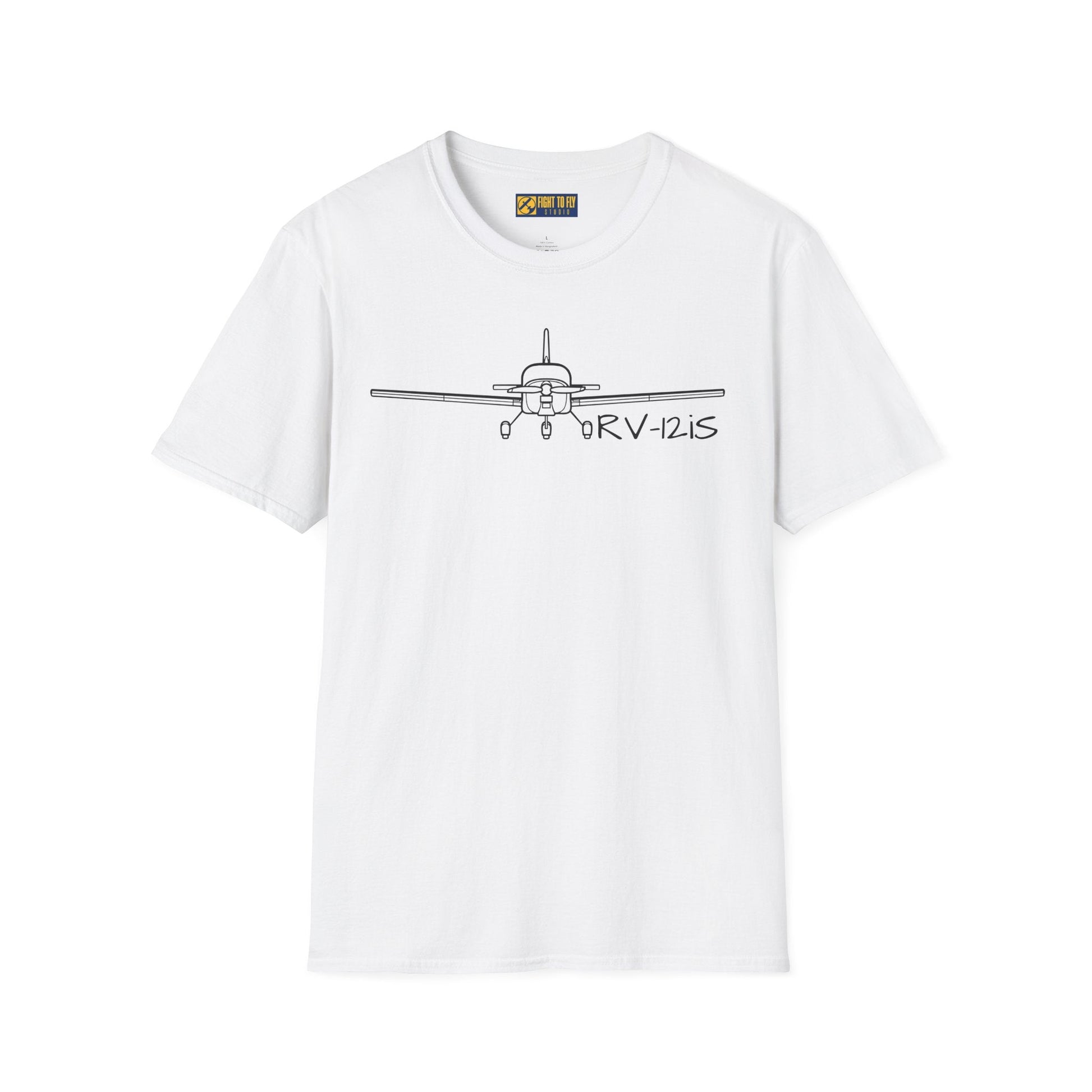 RV-12 T-Shirt – Light Sport Van’s Aircraft Aviation Tee - Gifts for pilots - apparel