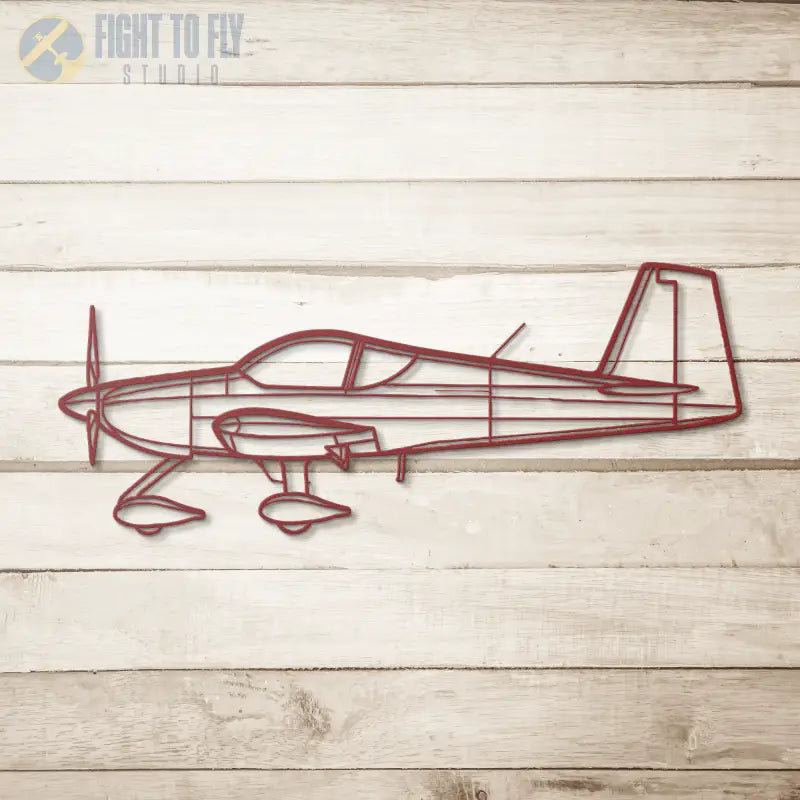 RV-14A Die Cut Metal Wall Art - Sign - Pilot gifts - WWII warbird t-shirt
