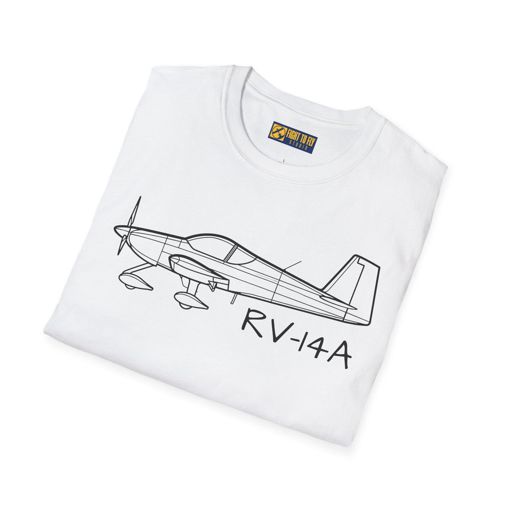 RV-14A T-Shirt – Van’s Performance Homebuilt Aircraft Tee - Gifts for pilots - Aviation apparel