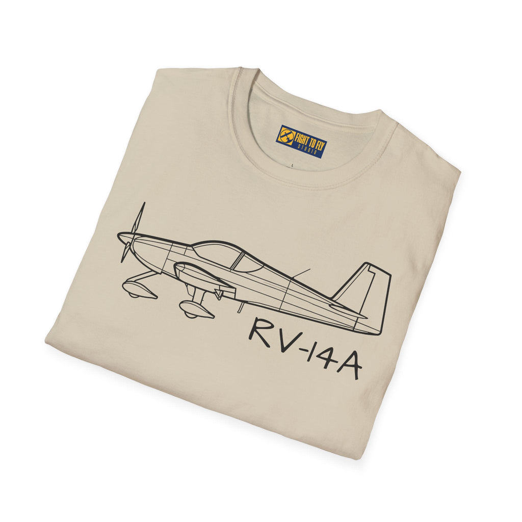 RV-14A T-Shirt – Van’s Performance Homebuilt Aircraft Tee - Gifts for pilots - Aviation apparel
