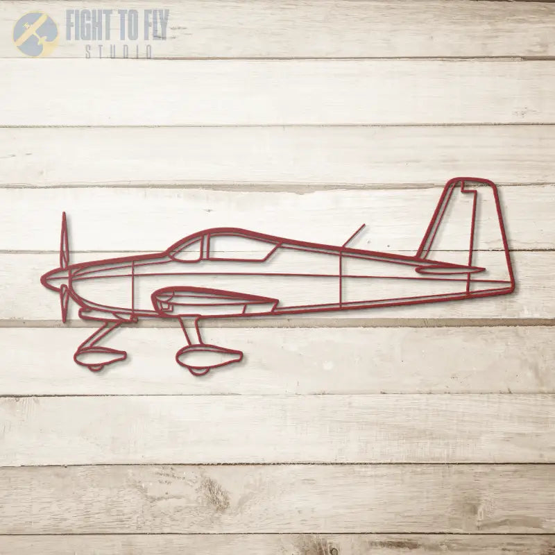 RV-7 Die Cut Metal Wall Art - Sign - Pilot gifts - WWII warbird t-shirt