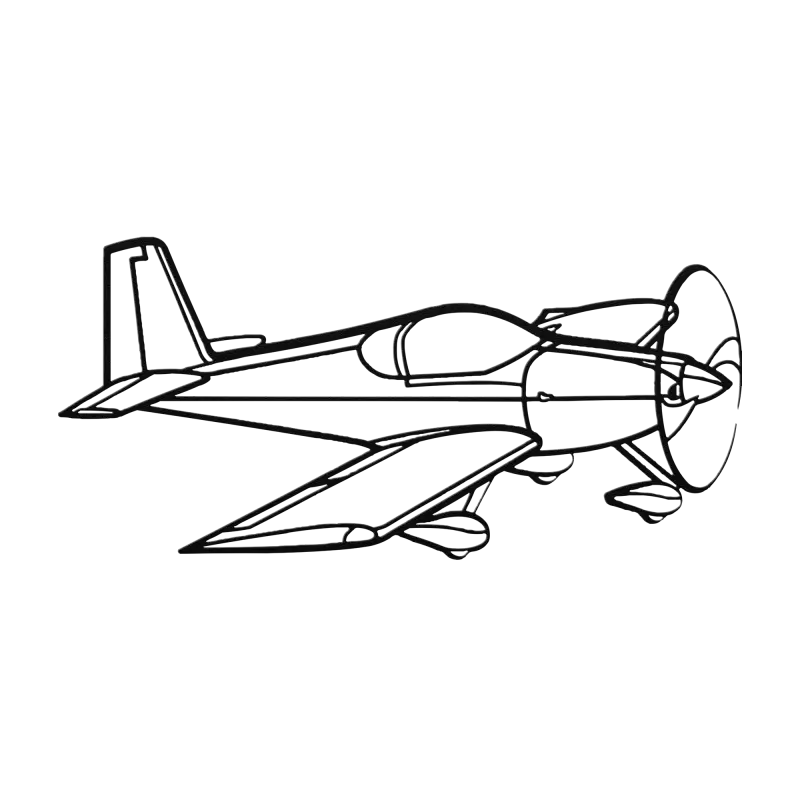 RV-7A Flight Die Cut Metal Wall Art - Sign - Pilot gifts - WWII warbird t-shirt