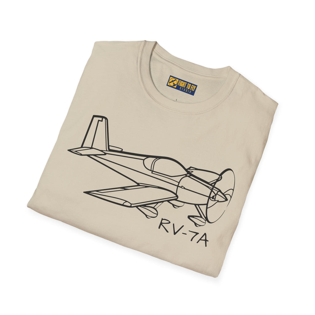 RV-7A T-Shirt – Van’s Tricycle Gear Aircraft Tee - Gifts for pilots - Aviation apparel