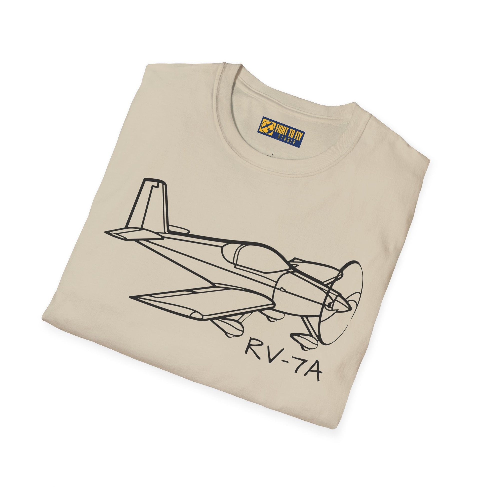 RV-7A T-Shirt – Van’s Tricycle Gear Aircraft Tee - Gifts for pilots - Aviation apparel