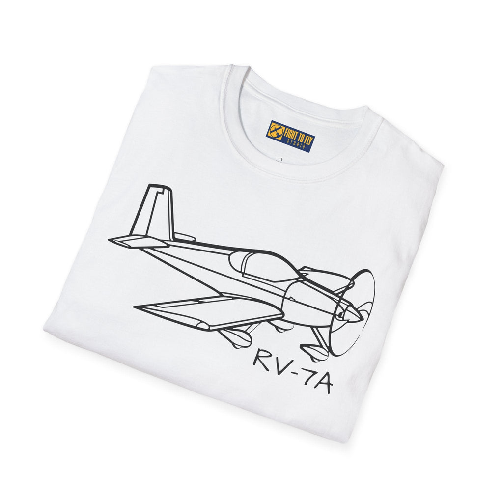 RV-7A T-Shirt – Van’s Tricycle Gear Aircraft Tee - Gifts for pilots - Aviation apparel