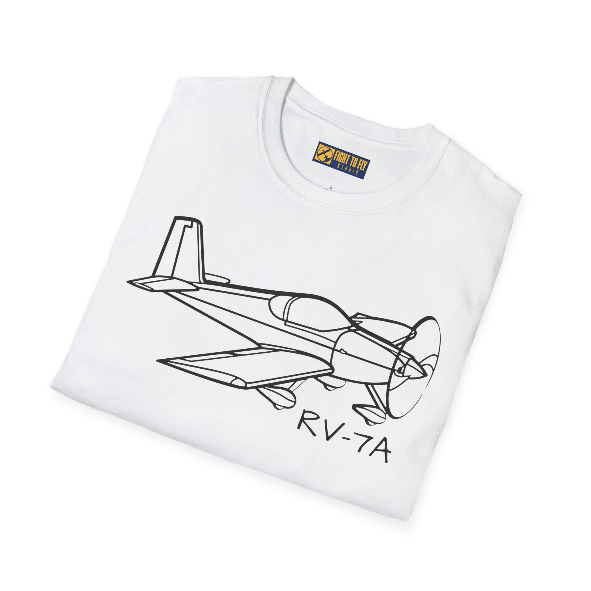 RV-7A T-Shirt – Van’s Tricycle Gear Aircraft Tee - Gifts for pilots - Aviation apparel