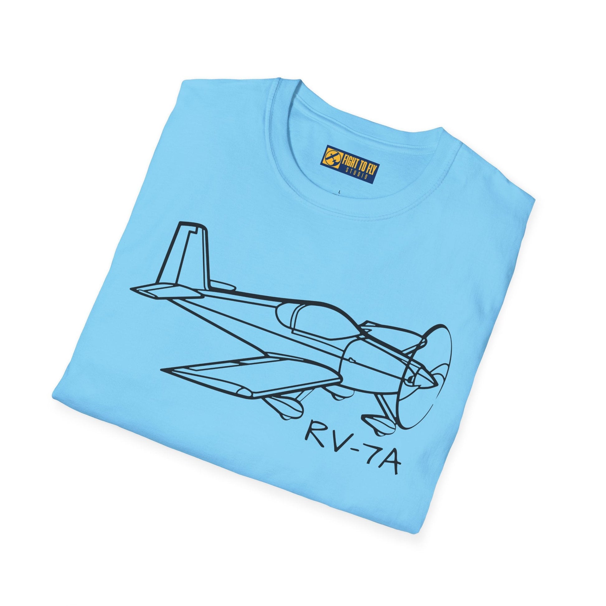 RV-7A T-Shirt – Van’s Tricycle Gear Aircraft Tee - Gifts for pilots - Aviation apparel
