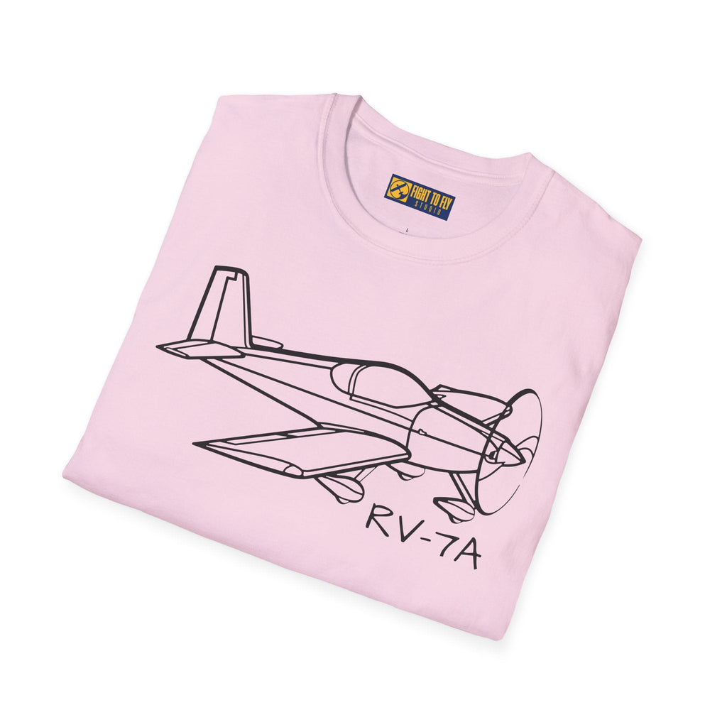 RV-7A T-Shirt – Van’s Tricycle Gear Aircraft Tee - Gifts for pilots - Aviation apparel