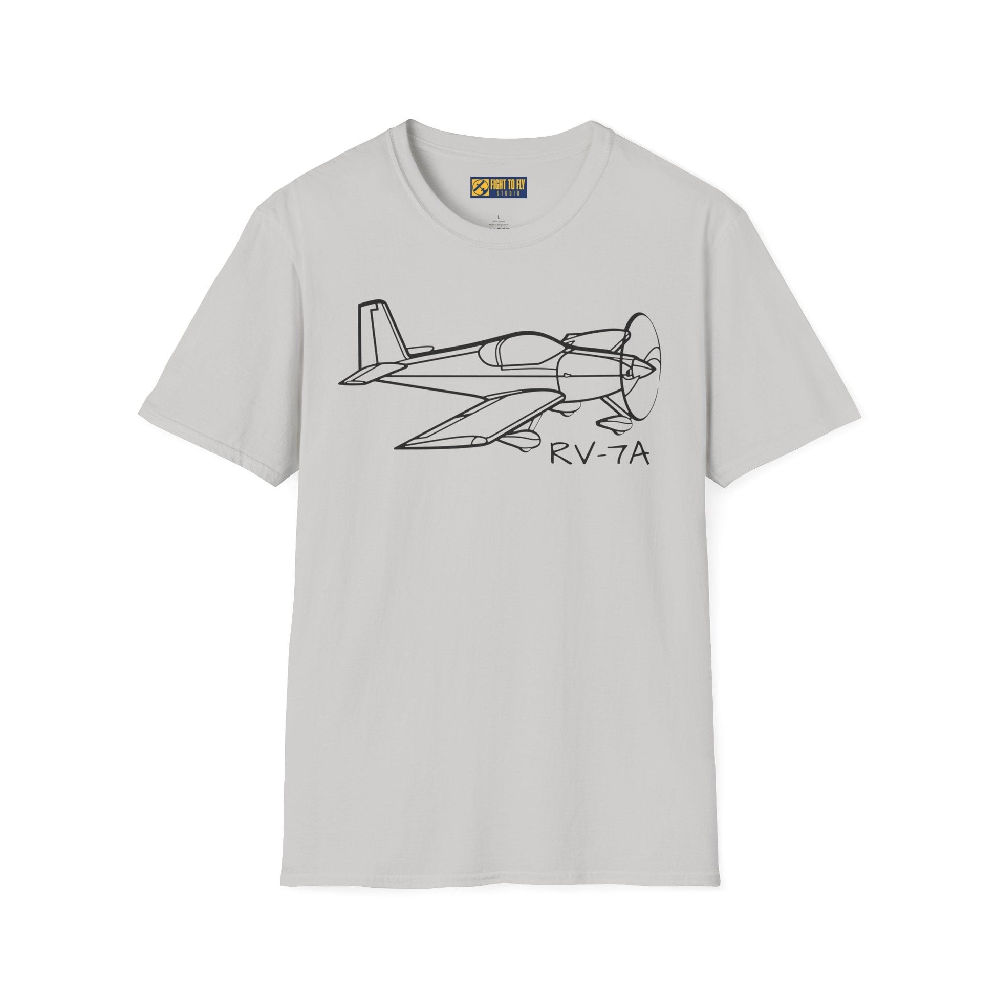 RV-7A T-Shirt – Van’s Tricycle Gear Aircraft Tee - Gifts for pilots - Aviation apparel
