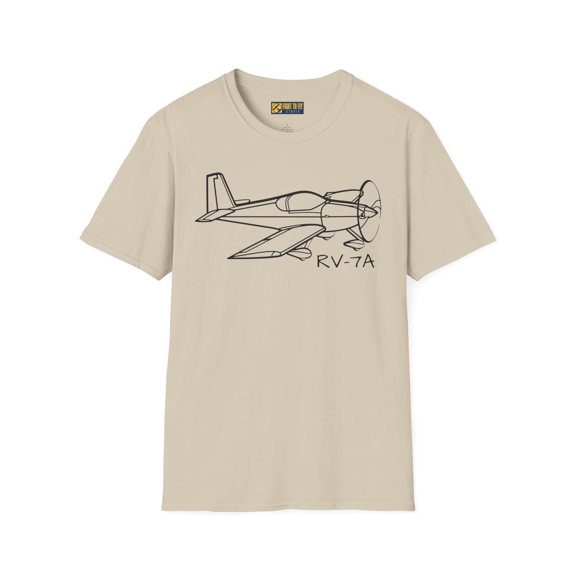 RV-7A T-Shirt – Van’s Tricycle Gear Aircraft Tee - Gifts for pilots - Aviation apparel