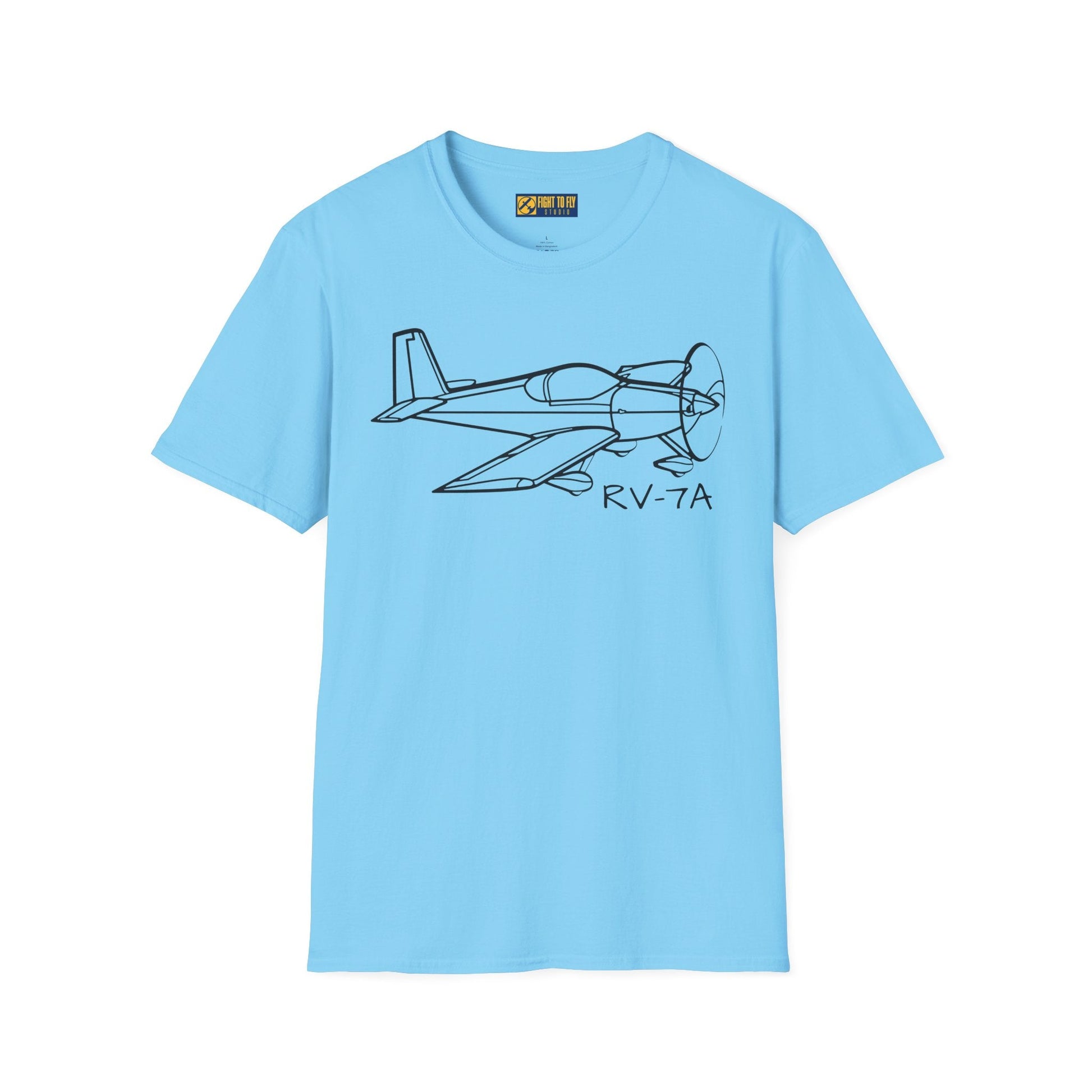 RV-7A T-Shirt – Van’s Tricycle Gear Aircraft Tee - Gifts for pilots - Aviation apparel