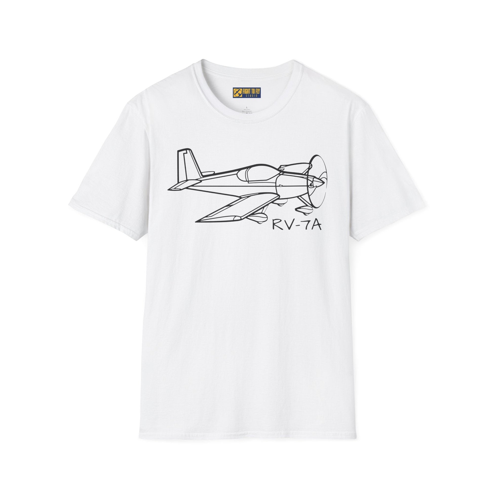 RV-7A T-Shirt – Van’s Tricycle Gear Aircraft Tee - Gifts for pilots - Aviation apparel