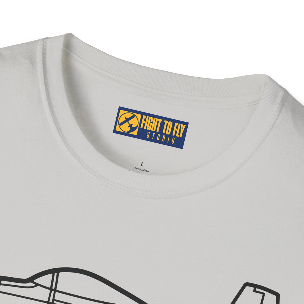 RV-8A T-Shirt – Van’s Tandem Seat Trike Gear Tee - Gifts for pilots - Aviation apparel