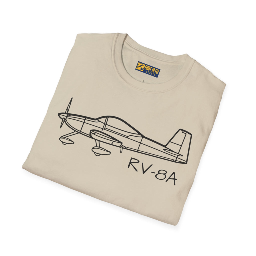 RV-8A T-Shirt – Van’s Tandem Seat Trike Gear Tee - Gifts for pilots - Aviation apparel