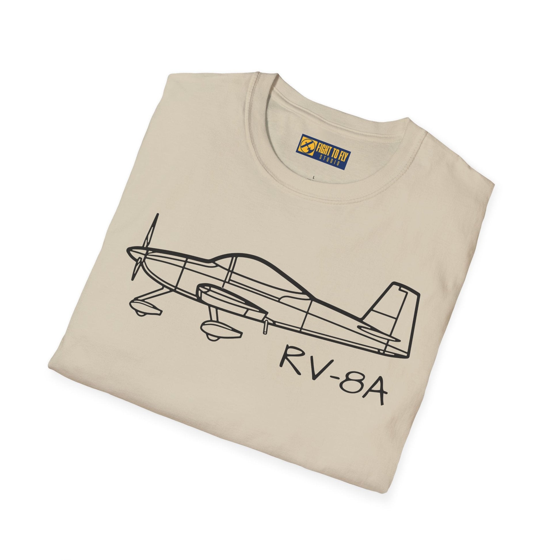 RV-8A T-Shirt – Van’s Tandem Seat Trike Gear Tee - Gifts for pilots - Aviation apparel
