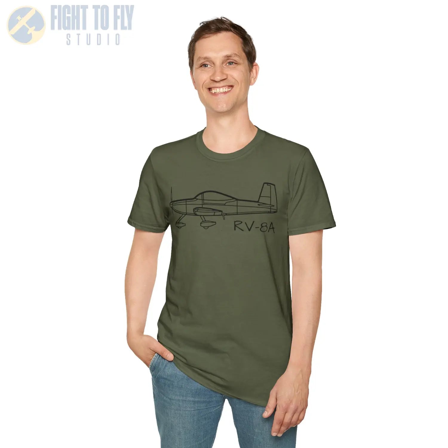 RV-8A T-Shirt - Pilot gifts - WWII warbird t-shirt