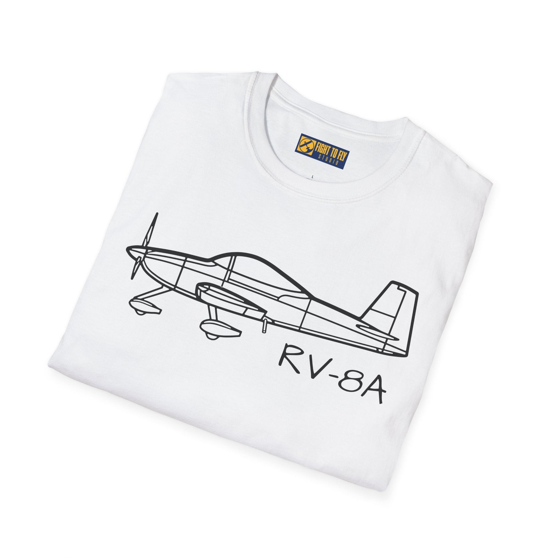 RV-8A T-Shirt – Van’s Tandem Seat Trike Gear Tee - Gifts for pilots - Aviation apparel