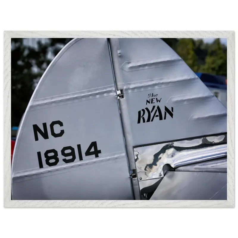 Ryan S-C-W-145 Rudder Closeup – Framed Vintage Aircraft Print - Material - Gifts for pilots - Aviation apparel