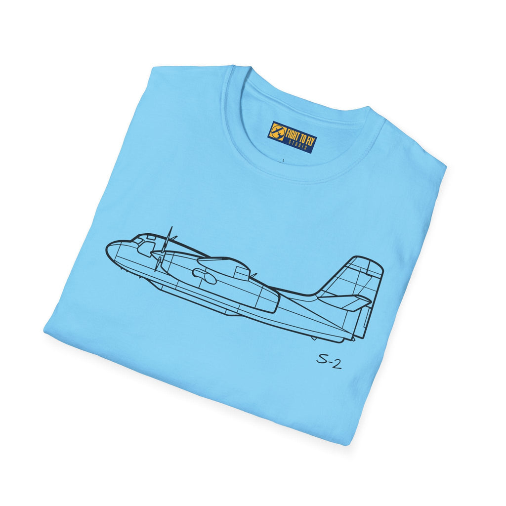 S-2 T-Shirt – Tracker Carrier-Based Maritime Patrol Aircraft Tee - Gifts for pilots - Aviation apparel