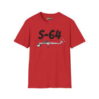 S-64 Skycrane Side Profile T-Shirt - Pilot gifts - WWII warbird t-shirt