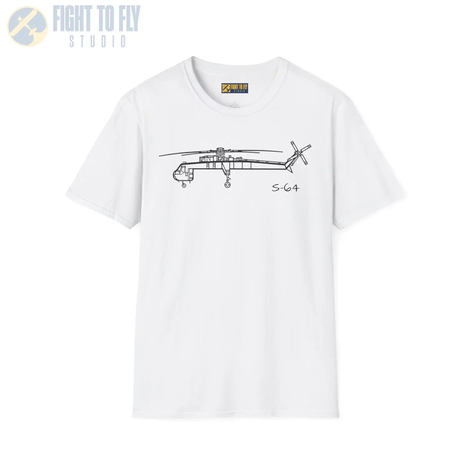 S-64 Skycrane T-Shirt - Pilot gifts - WWII warbird t-shirt