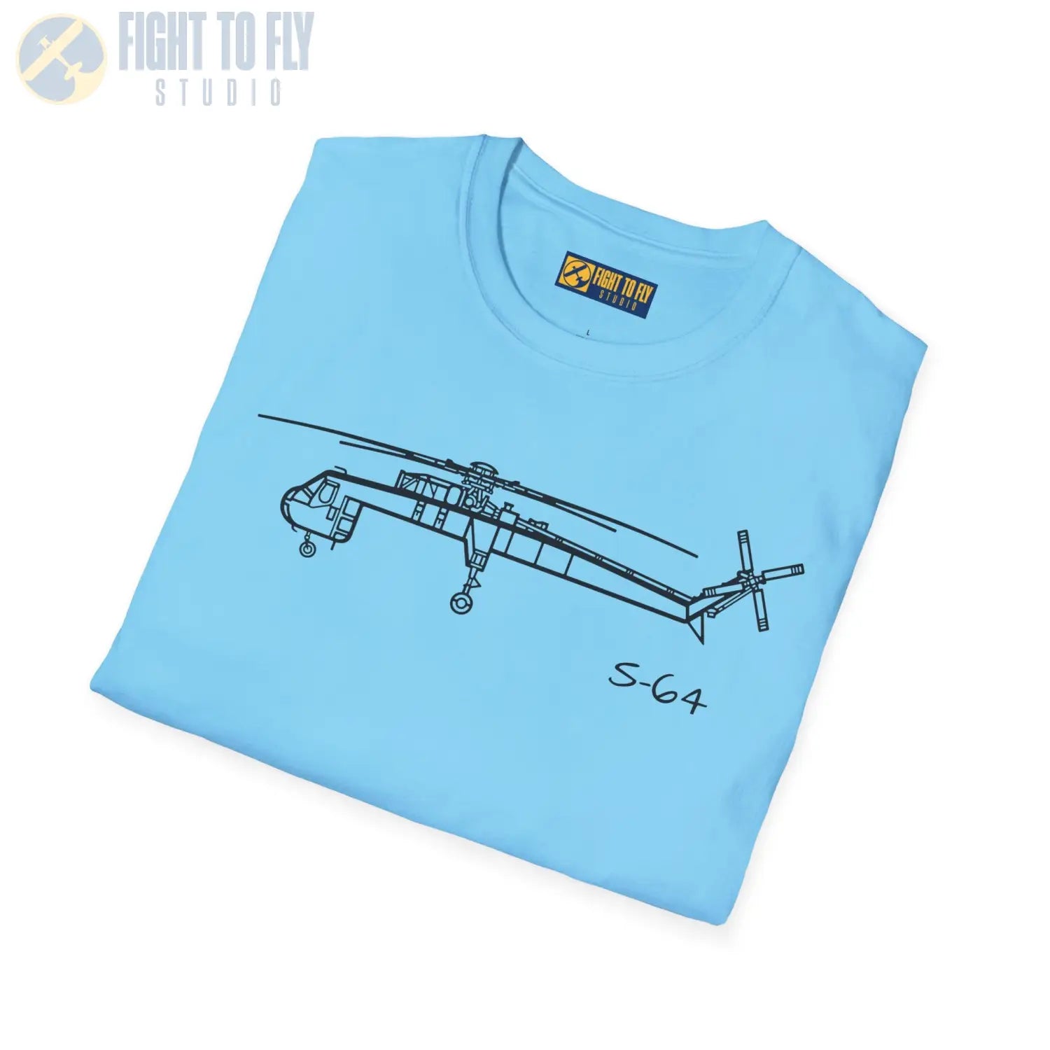 S-64 Skycrane T-Shirt - Pilot gifts - WWII warbird t-shirt